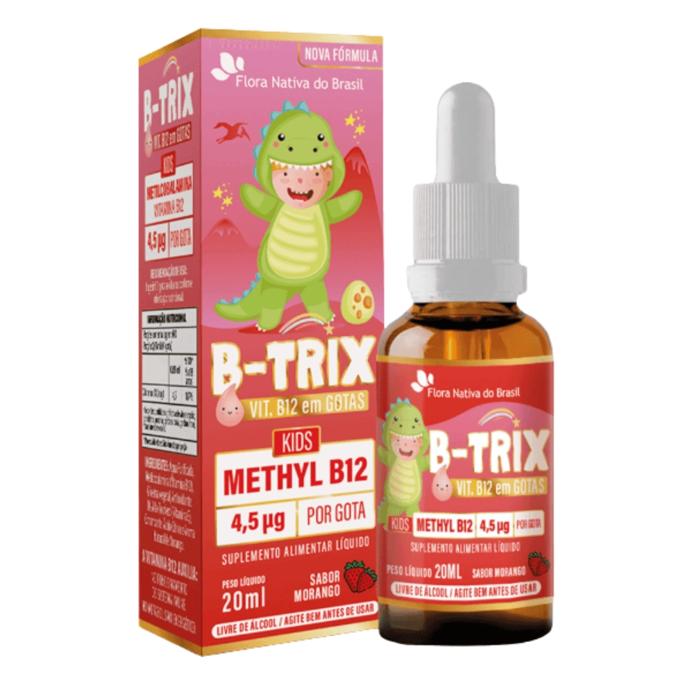 B-TRIX Metilcobalamina (Vitamina B12 Infantil) 20ml - Flora Nativa do Brasil