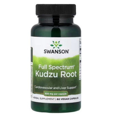 Raiz de Kudzu Full Spectrum 500mg, 60 Cápsulas, Swanson
