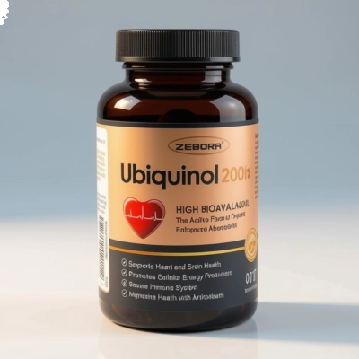 Ubiquinol CoQ10 200 mg, 120 Softgels, ZEBORA