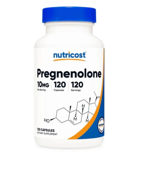 Pregnenolone 10mg, 120 Cápsulas, Nutricost