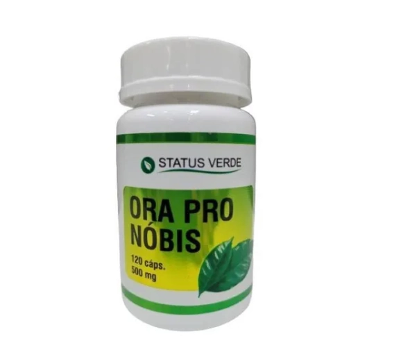 Ora Pro Nóbis, 500mg, 120 Cápsulas, Status Verde