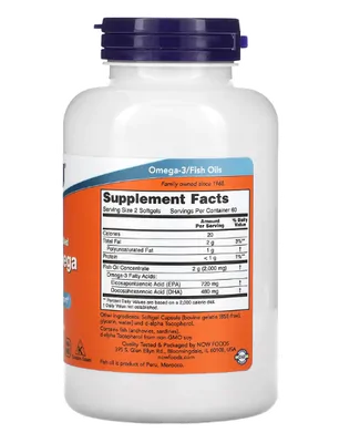 Super Ômega 360 EPA/240DHA, 120 Cápsulas, Now