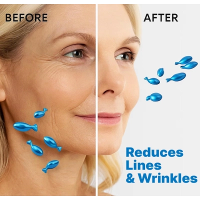 BLue Copper Peptides Serum, Sérum Facial com Peptídeos de Cobre Azul, 28 Cápsulas, Bio Beauties