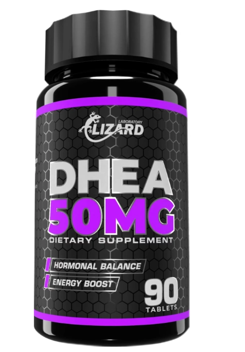 DHEA 50mg, 90 Cápsulas, Lizard