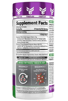 Pump Probiotic, Probiótico, 60 Cápsulas, Finaflex
