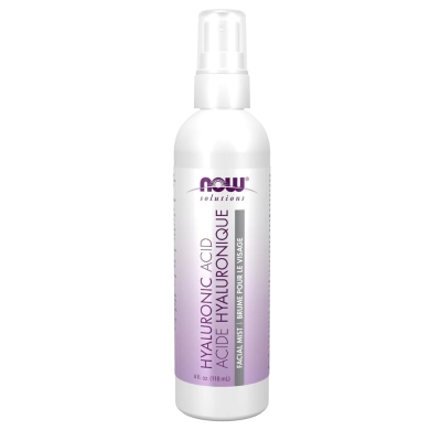 Hyaluronic Acid Líquido, Suporte à Hidratação Celular, Saúde da Pele e Articulações, 118ml, NOW