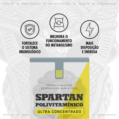 Spartan Polivitamínico Ultra Concentrado, 60 Comprimidos, Iridium Labs