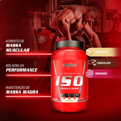Whey Protein Isolado, Triplo Zero, Sabores, 900g, IntegralMedica