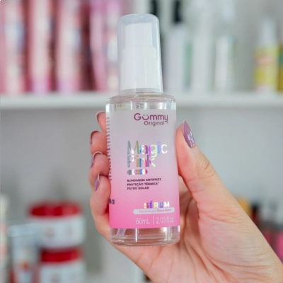 Gummy Hair Serum Capilar Magic Pink 60 Ml Hidratação