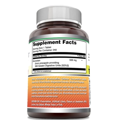 Bromelina 500mg, Comprimidos, Amazing Formulas