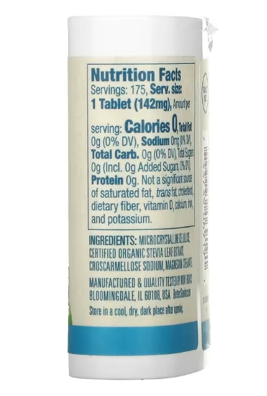 Better Stevia, Tabs instantâneos, 175 Tablets. Now