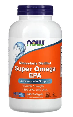 Super Ômega EPA, 720 EPA/480 DHA, 240 Cápsulas, Now
