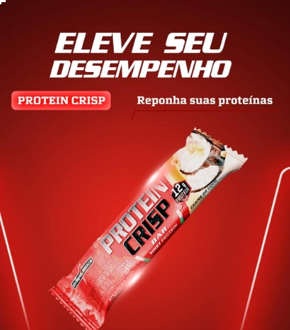 Barra Proteína Crisp Bar, Sabores, 3 Unidades, 45g Cada, Integralmédica