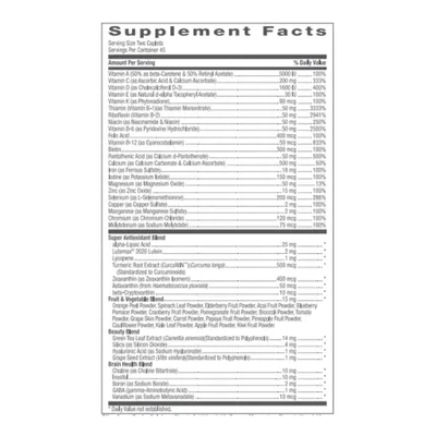 Multivitamínico Feminino, Ultra Mega, 90 Cápsulas, GNC