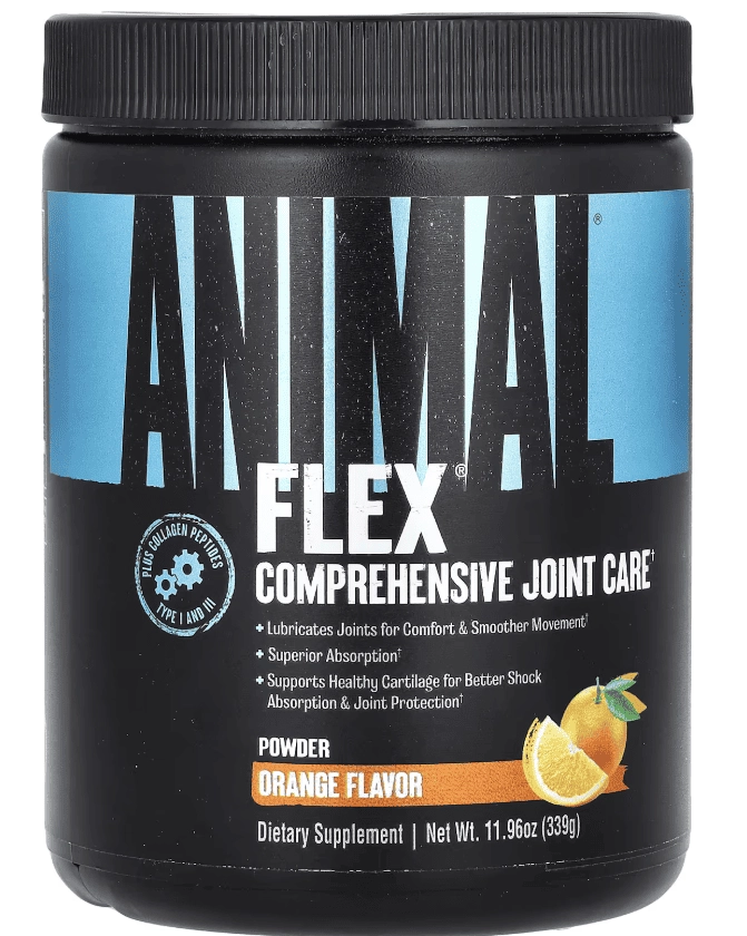 Animal Flex Powder, Ajuda a Reconstruir a Cartilagem, Sabor Laranja, 339g, Universal Nutrition