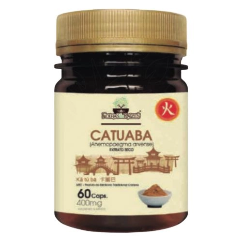 Catuaba Extrato seco, 60 Capsulas, Folhas e Raízes