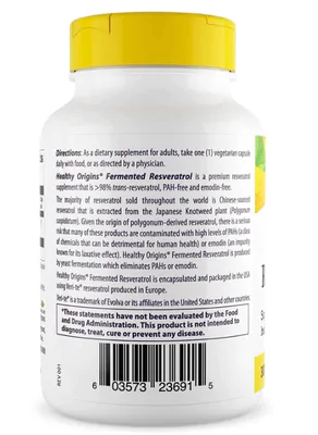 Resveratrol 300mg, 60 Cápsulas, Healthy Origins
