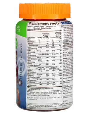 Multivitamínico Kids Vingadores, Sabor  Uva Laranja e Cereja, 60 Gomas, Sundown
