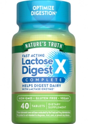 Lactose Digest, 40 Comprimidos, Nature's Truth