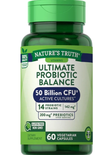 Ultimate Probiótico,  50 Bilhões, 60 Cápsulas, Nature's Truth