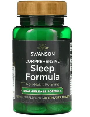 Fórmula do Sono, Com Melatonina 10mg, 30 Comprimidos, Swanson