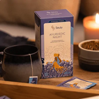 Chá Ayurvedic Night, 25 Saches, Souly
