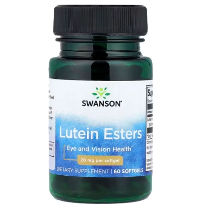 Ésteres de Luteína 20mg, 60 Cápsulas, Swanson
