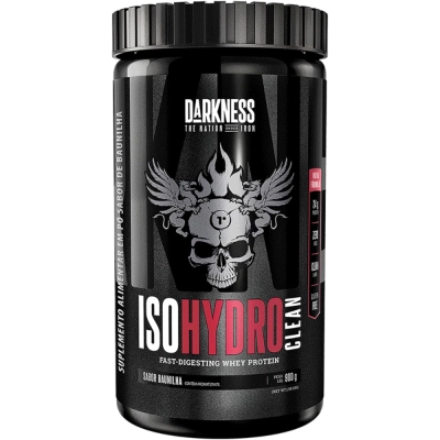 Whey Isolado e Hidrolisado (Iso Hydro Clean), Sabores, 900g, Darkness