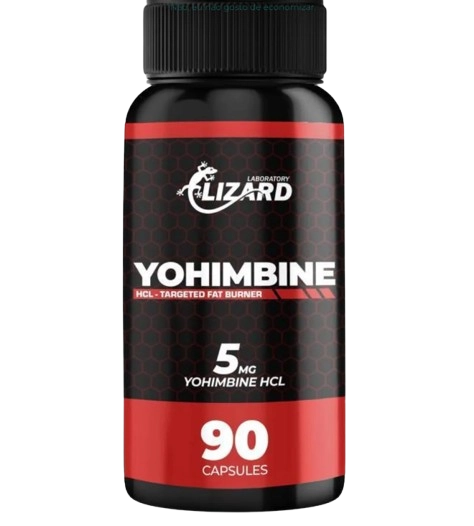Ioimbina HCL 5mg, 90 Cápsulas, Lizard