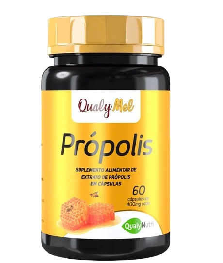 Própolis, 60 Cápsulas, QualyNutri