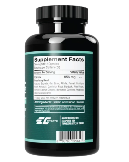 Detox Total Cleanz, 60 Cápsulas, ECsports