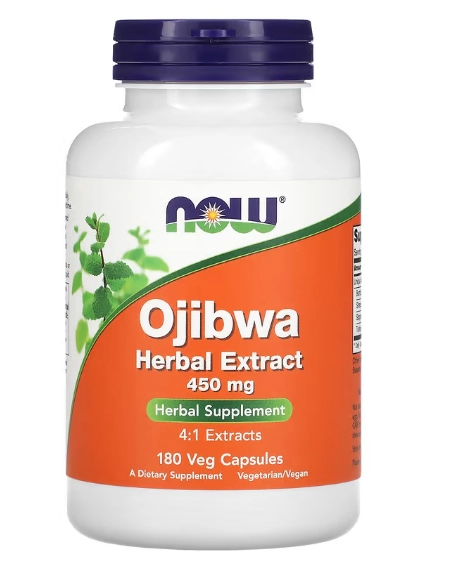 Extrato de Ervas Ojibwa, 450mg, 180 Cápsulas, Now