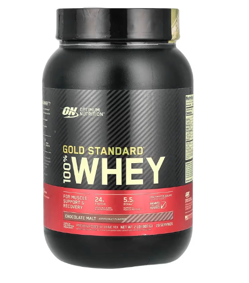 Whey 100% Gold Standard, Sabor Chocolate, 907g, Optimum Nutrition