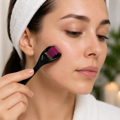 Derma Roller, Microagulhamento, Agulhas de  0,50mm, Dermaroller System