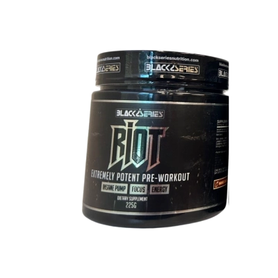 Pré Treino Riot, 225g, Black Series 
