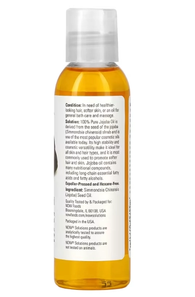 Óleo de Jojoba, 118ml, Now