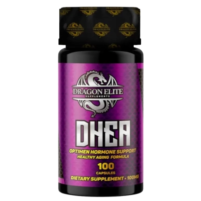 DHEA, Suporte Hormonal E Envelhecimento Saudável, 100mg, 100 Cápsulas, Dragon elite
