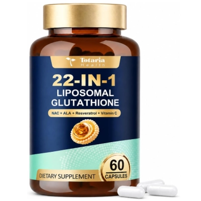 Glutationa Lipossomal 1000mg, 22 em 1, 60 Cápsulas, Totaria Health