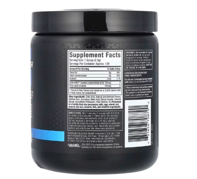 Creatina Cell-Tech Creactor, Sabor Ponche de Frutas, 274g, MuscleTech