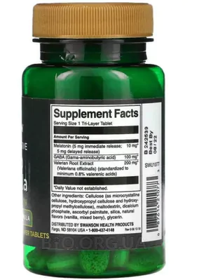 Fórmula do Sono, Com Melatonina 10mg, 30 Comprimidos, Swanson