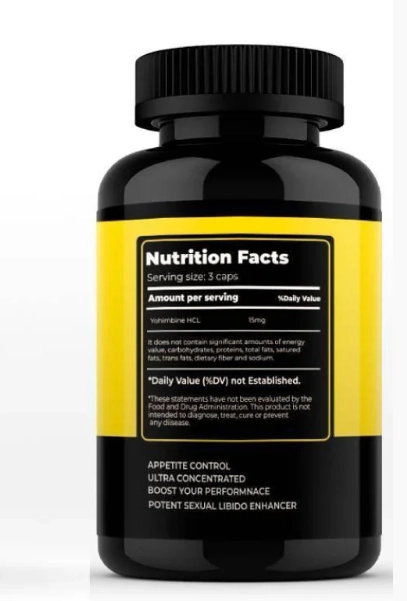 Ioimbina 15mg, 60 Cápsulas, Orion Supplements