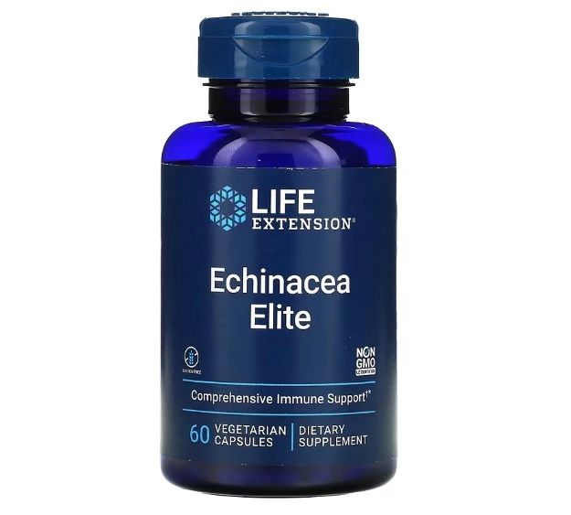 Echinacea Elite, 125mg, 60 Cápsulas, Life Extension