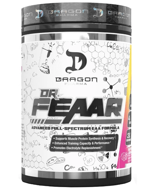 Dr. FEAAR, Recuperação de proteínas musculares, Sabor Limonada, 480g, Dragon Pharma