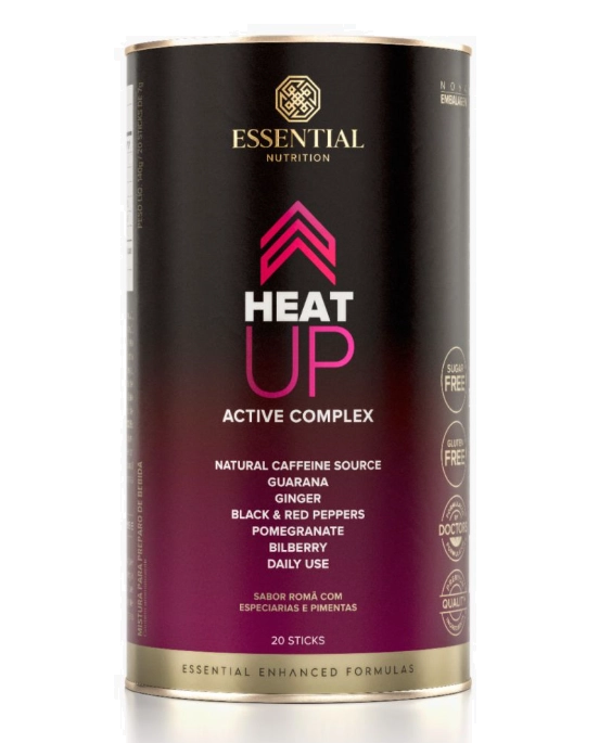 Heat Up, Blend inteligente de Especiarias, 20 Saches, Essential Nutrition