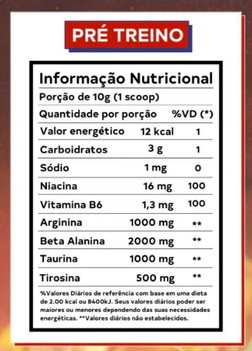 Pré-treino com Beta Alanina, Sabor Limão com Matchá, 220g, Dobro