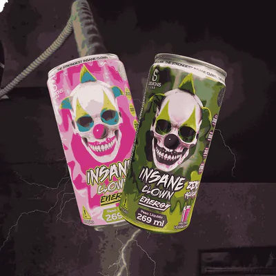 Pré Treino Insane Clown Energy 269ml - Demons Lab