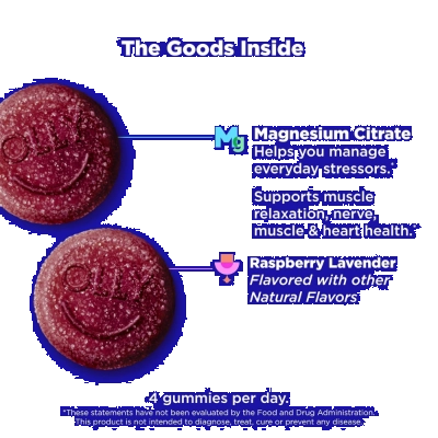 Relaxing Magnesium Gummies, 336mg, 120 Gummies, OLLY