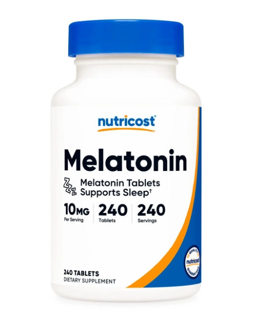 Melatonina 10mg,  240 Capsules, Nutricost