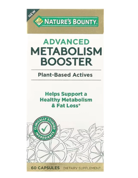 Advanced Metabolism Booster, Reforço para o Metabolismo Avançado, 60 Cápsulas, Nature's Bounty