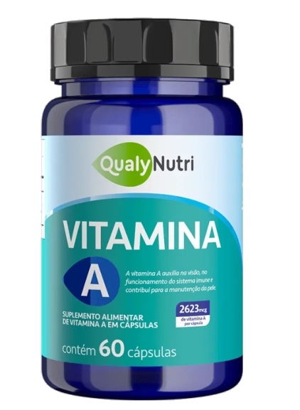 Vitamina A 250mg, 60 Cápsulas, QualyNutri